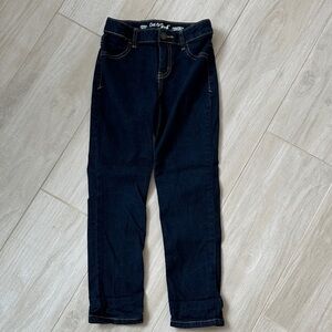 Cat & Jack Girls Dark Rinse Straight Leg Jeans